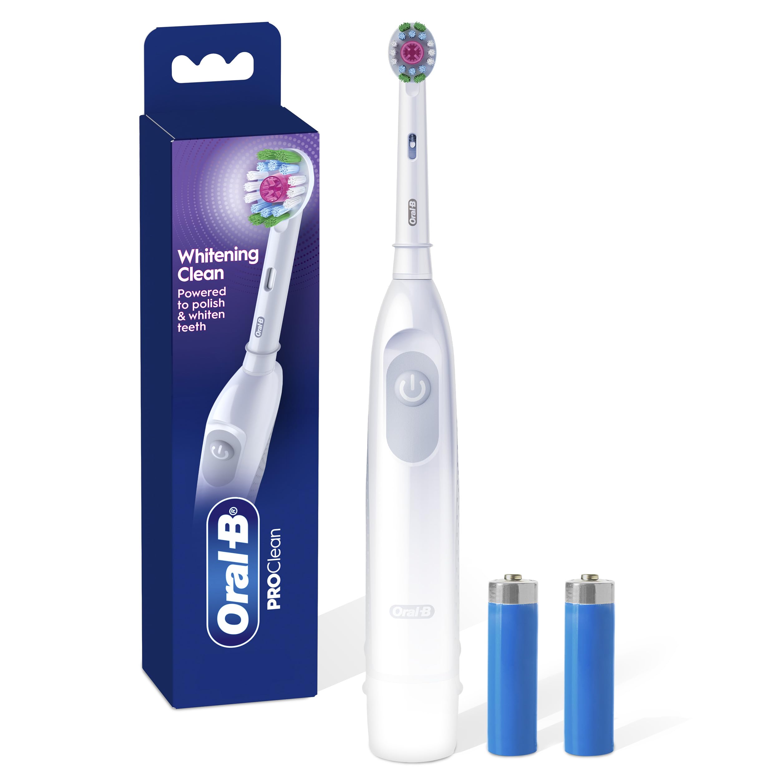 Amazon.com: Oral-B Pro 100 3D White, Battery Toothbrush, White